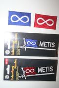 4 METIS NATIVE INDIAN EMBROIDERED IRON ON PATCHES CRESTS BADGES .. NEW
