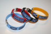 4 SCOTLAND ST ANDREWS CROSS COUNTRY FLAG BRACELETS WRISTBANDS .. NEW