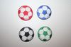 4 SOCCER BALL FOOTBALL IRON ON EMBROIDERED PATCHES CRESTS BADGES .. NEW