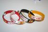 4 SPAIN COUNTRY FLAG FLEXIBLE C BRACELETS WRISTBANDS ... FIFA WORLD CUP SOCCER FOOTBALL .. NEW