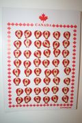 48 CANADA COUNTRY FLAG BALLOON LARGE LAPEL BADGE PIN SET ... WHOLESALE CANADIAN .. NEW