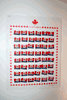 48 CANADA COUNTRY FLAG LARGE SQUARE LAPEL BADGE PIN SET ... WHOLESALE CANADIAN .. NEW