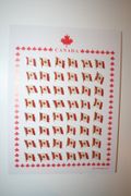 48 CANADA LARGE WAVY COUNTRY FLAG LAPEL BADGE PIN SET .. WHOLESALE CANADIAN .. NEW
