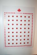 48 CANADA RED MAPLE LEAF SMALL LAPEL BADGE PIN SET .. WHOLESALE CANADIAN .. NEW