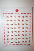 48 CANADA SMALL WAVY COUNTRY FLAG LAPEL BADGE PIN SET .. WHOLESALE CANADIAN .. NEW