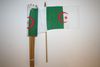 6 ALGERIA COUNTRY 4" X 6" SMALL STICK FLAGS WITH 10" POLE ..NEW