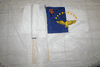 6 AZORES COUNTRY FLAG 12" X 18" STICK FLAGS ... ACORES .. NEW
