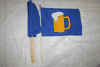 6 BEER BLUE 12" X 18" PICTURE FLAGS ... NEW