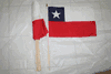 6 CHILE COUNTRY FLAG 12" X 18" STICK FLAGS .. NEW