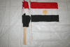 6 EGYPT COUNTRY FLAG 12" X 18" STICK FLAGS .. NEW