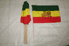 6 ETHIOPIA LION OF JUDAH COUNTRY FLAG 12" X 18" LARGE STICK FLAGS .. NEW