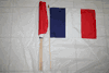 6 FRANCE COUNTRY FLAG 12" X 18" LARGE STICK FLAGS . NEW