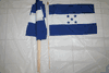 6 HONDURAS COUNTRY FLAG 12" X 18" LARGE STICK FLAGS .. NEW