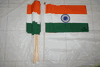 6 INDIA COUNTRY FLAG 12" X 18" LARGE STICK FLAGS .. NEW