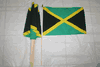 6 JAMAICA COUNTRY FLAG 12" X 18" LARGE STICK FLAGS .. NEW