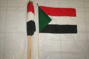 6 JORDAN COUNTRY FLAG 12" X 18" LARGE STICK FLAGS .. NEW