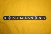 AC MILAN BLACK WRISTBAND BRACELET SOCCER FOOTBALL NEW