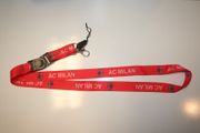 AC MILAN FC RED SOCCER FOOTBALL LANYARDS KEYCHAINS PASSHOLDERS ... NEW