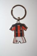 AC MILAN FOOTBALL SOCCER CLUB METAL JERSEY KEYCHAIN .. NEW