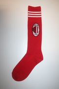 AC MILAN KIDS RED SOCCER FOOTBALL SOCKS .. HIGH QUALITY UNISEX BOYS & GIRLS AGES 7 - 11 .. NEW