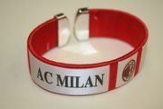 AC MILAN RED SUPER THICK FLEXIBLE BRACELET WRISTBAND .... FOOTBALL CLUB SOCCER .. NEW