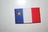 ACADIA FLAG SMALL IRON ON PATCH CREST BADGE .. NEW