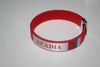ACADIA RED FLEXBILE C BRACELET WRISTBAND .. ACADIAN FLAG ..  NEW