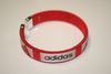 ADIDAS RED FLEXIBLE METAL NYLON BRACELETS ... NEW