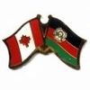 AFGHANISTAN / CANADA COUNTRY FLAG SMALL METAL FRIENDSHIP LAPEL PIN BADGE .. NEW