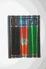 AFGHANISTAN COUNRY FLAG SMALL METALIC AUTOMOBILE BUMPER STICKER DECAL ..NEW