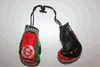 AFGHANISTAN COUNTRY FLAG MINIATURE BOXING GLOVES TO HANG OVER YOUR CAR MIRROR... NEW