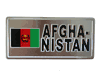 AFGHANISTAN COUNTRY FLAG SMALL METAL LICENSE PLATE STICKER .. NEW