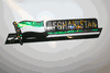 AFGHANISTAN OLD COUNTRY FLAG METAL BUMPER STICKER DECAL EMBLEM .. NEW
