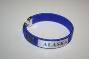 ALASKA BLUE STATE FLAG FLEXIBLE BRACELET WRISTBAND .. NEW