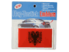 ALBANIA COUNTRY FLAG  BUMPER DECAL STICKER EMBLEM ...