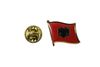 ALBANIA COUNTRY FLAG METAL LAPEL PIN BADGE .. NEW