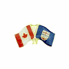ALBERTA / CANADA PRIVINCIAL FLAG SMALL METAL FRIENDSHIP  LAPEL PIN BADGE . NEW