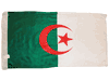 ALGERIA 12" X 18" INCHES COUNTRY FLAG HIGH QUALITY FLAG WITH SLEAVE WITHOUT STICK .. FIFA SOCCER WORLD CUP .. NEW