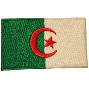 ALGERIA Country Flag Iron - On PATCH CREST BADGE