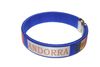 ANDORRA BLUE COUNTRY FLAG C' BRACELET WRISTBAND ... ADULT SIZE .. NEW
