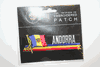 ANDORRA COUNTRY FLAG WORD IRON ON PATCH CREST BADGE .. NEW