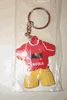 ANGOLA COUNTRY FLAG SOCCER FOOTBALL RED JERSEY KEYCHAIN ... NEW