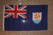 ANGUILLA 3' X 5' NATIONAL COUNTRY FLAG LARGE BANNER TAPESTRY .. NEW