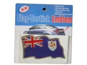 ANGUILLA COUNTRY FLAG WAVY BUMPER DECAL STICKER EMBLEM ...