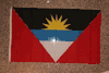 ANTIGUA & BARBUDA 3' X 5' NATIONAL COUNTRY FLAG LARGE BANNER TAPESTRY .. BUY NEW