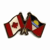 ANTIGUA & BARBUDA / CANADA COUNTRY FLAG SMALL METAL FRIENDSHIP LAPEL PIN BADGE .. NEW ANTIGUA & BARBUDA / CANADA COUNTRY FLAG SMALL METAL FRIENDSHIP LAPEL PIN BADGE .. NEW