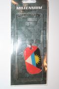 ANTIGUA & BARBUDA COUNTRY FLAG METAL DOG TAG NECKLACE PENDANT .. NEW