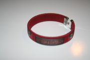 ANTIGUA & BARBUDA RED COUNTRY FLAG FLEXIBLE METAL NYLON BRACELET WRISTBAND ... NEW