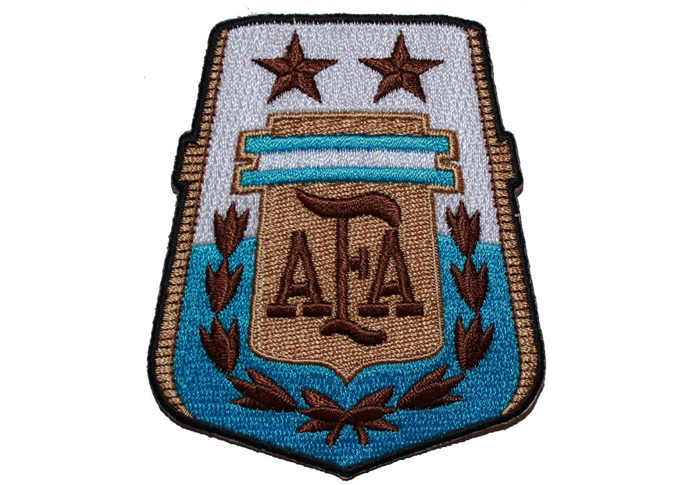 Argentina International Country Flag With Name Iron On Patch Embroidered Sew On Applique Badge