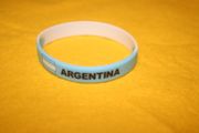 ARGENTINA BLUE AND WHITE COUNTRY FLAG BRACELET...NEW